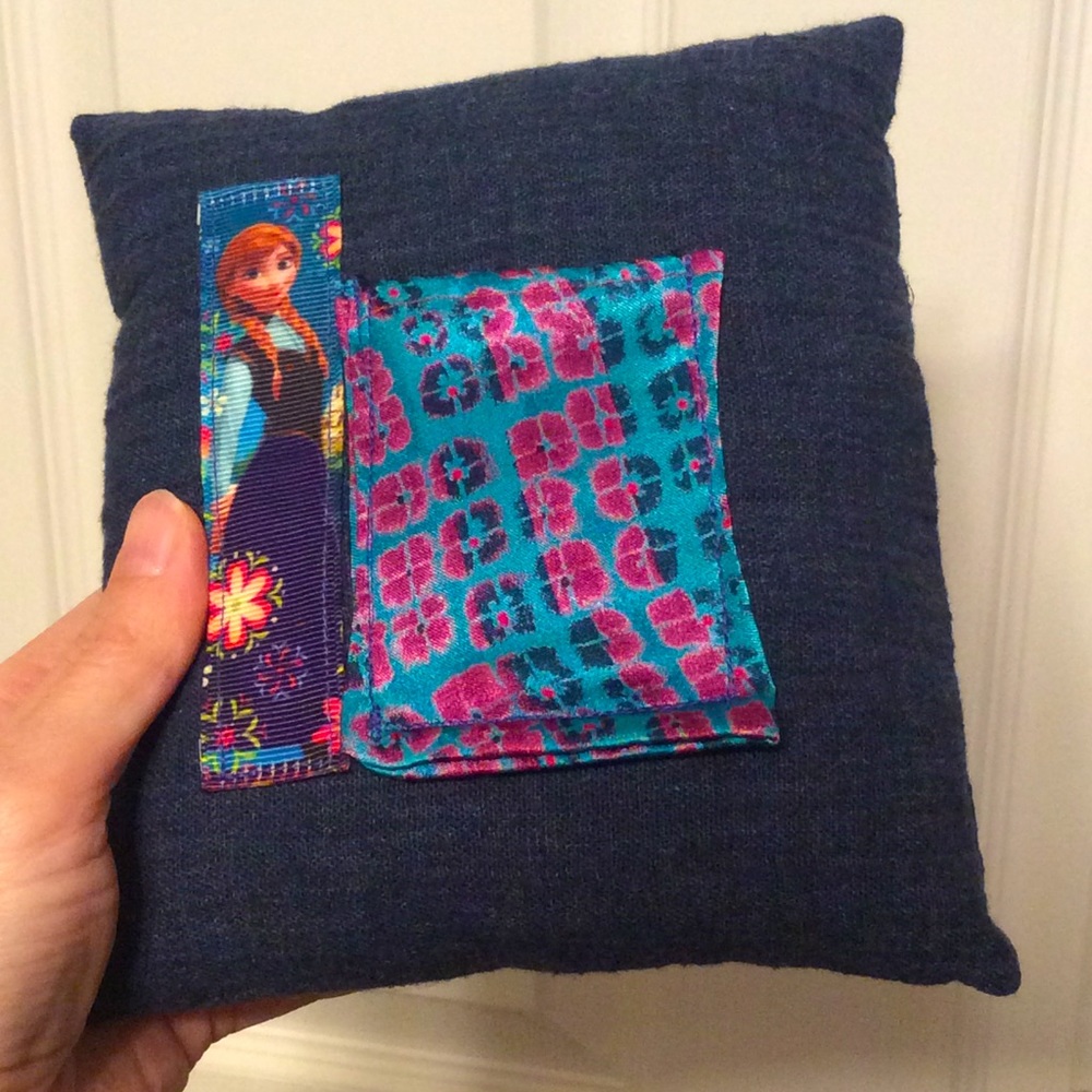 Handmade Disney character Frozen Anna tooth fairy pillow money holder girls